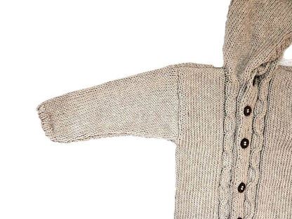 Baby Strickjacke Beige Größe 86/92 18-24 Monate - Shop Pekusch
