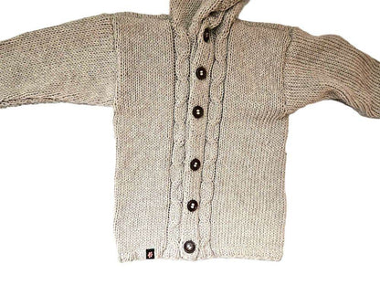 Baby Strickjacke Beige Größe 86/92 18-24 Monate - Shop Pekusch