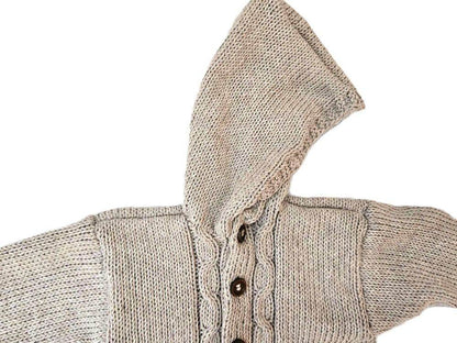 Baby Strickjacke Beige Größe 86/92 18-24 Monate - Shop Pekusch