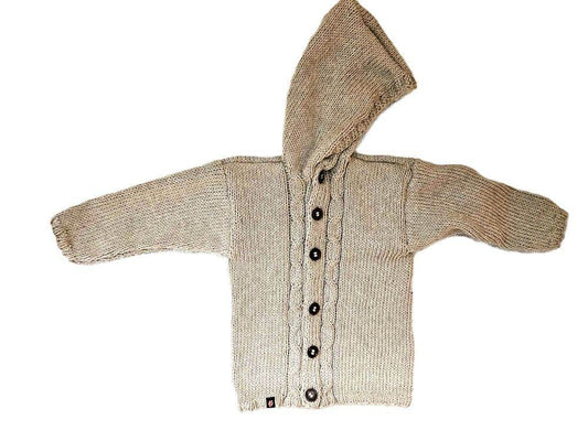 Baby Strickjacke Beige Größe 86/92 18-24 Monate - Shop Pekusch