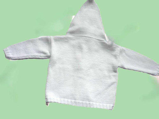 Strickjacke Baby Weiß Größe 62/68 3-6 month - Shop Pekusch