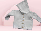 Strickjacke Baby Weiß Größe 62/68 3-6 month - Shop Pekusch