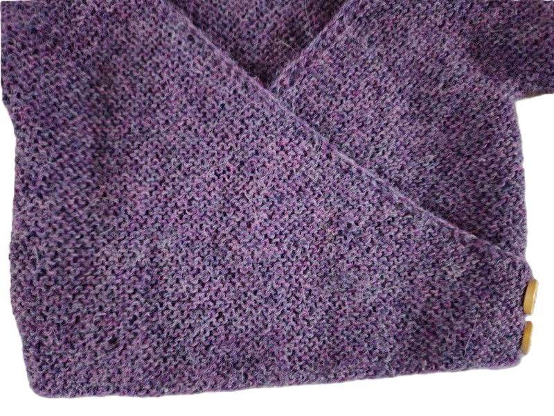 Alpaka Wickeljacke Baby Lila Größe 62/68 3-6 month - Shop Pekusch