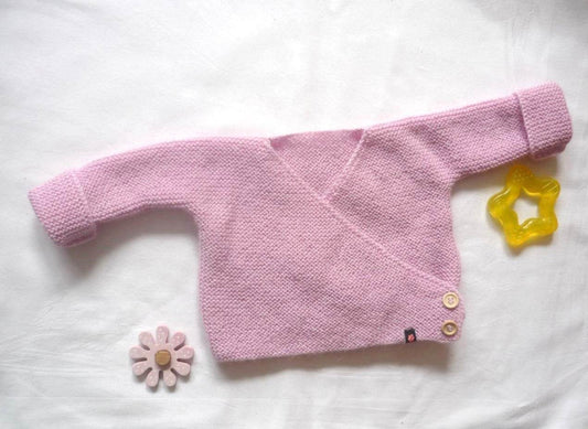 Wickeljacke Baby Rosa Größe 62/68 3-6 month - Shop Pekusch