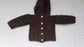 Strickjacke Baby Bio Graubraun Größe 62/68   3-6 Monate